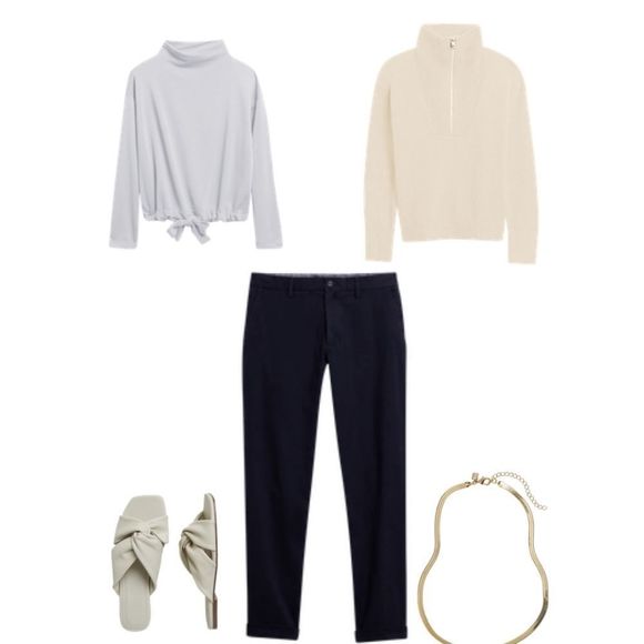 Banana Republic Tie-Waist Oversized Sweatshirt - Picture 3 of 11